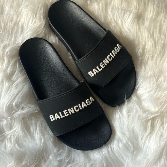 AUTHENTIC BALENCIAGA WOMEN'S POOL SLIDE SANDAL - Picture 3 of 6